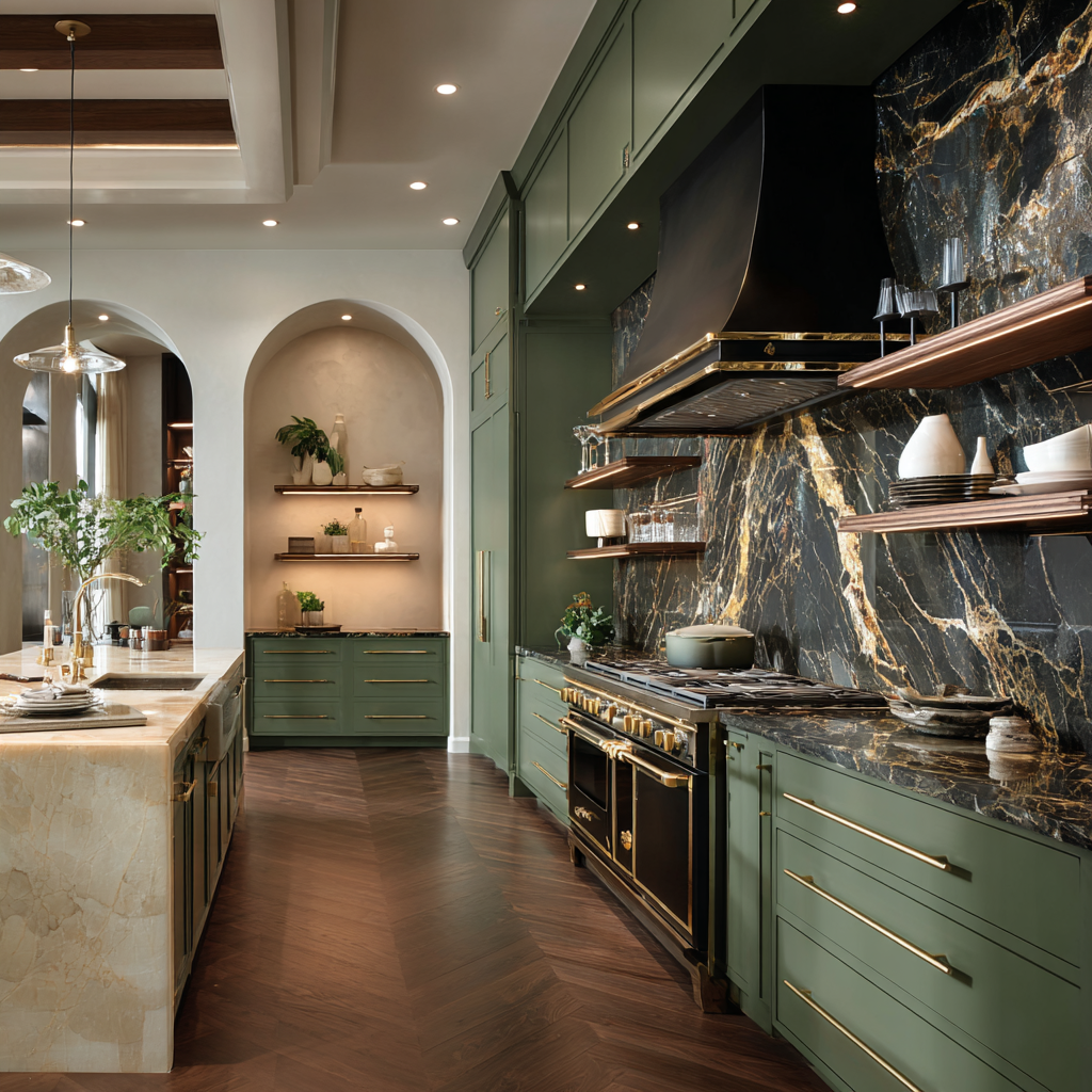 Modern dining and kitchen area at TSL Rehab